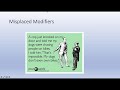 Fixing Dangling and Misplaced Modifiers