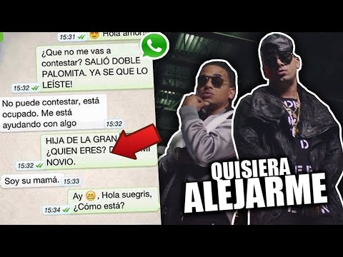 BROMA a mi PRIMA con LETRA DE CANCION “Quisiera Alejarme” Wisin ft. Ozuna *ME MANDA VIDEO*