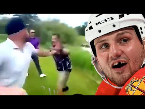 Drunk Tough Guy Gets DESTROYED By Former NHL Player