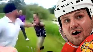 Drunk Tough Guy Gets DESTROYED By Former NHL Player