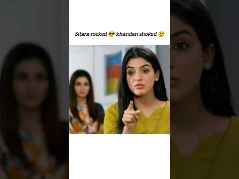 Sitara rocked 😎 khandan shoked 😲#kafaradrama #aliansari #laibakhan #love #shorts