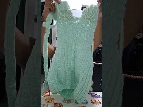 ele fez um crochê para a namorada