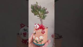MEUS VASOS RECICLADOS #canallucianamadeira #diy #reciclagem #artesanato #jardim