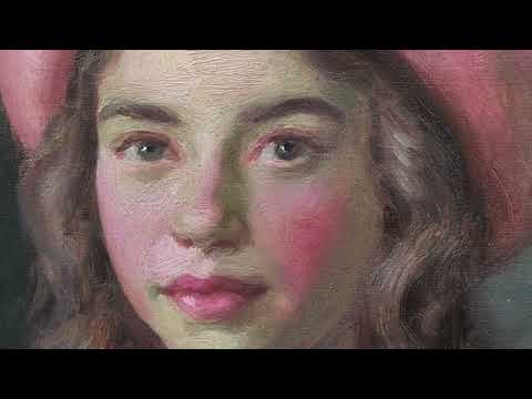 Wet in wet oil painting full process #oilpainting #portrait #artpainting