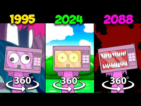 360° VR Incredibox Sprunki 1995 vs 2024 vs 2088