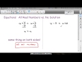 Understanding Solutions in Equations
