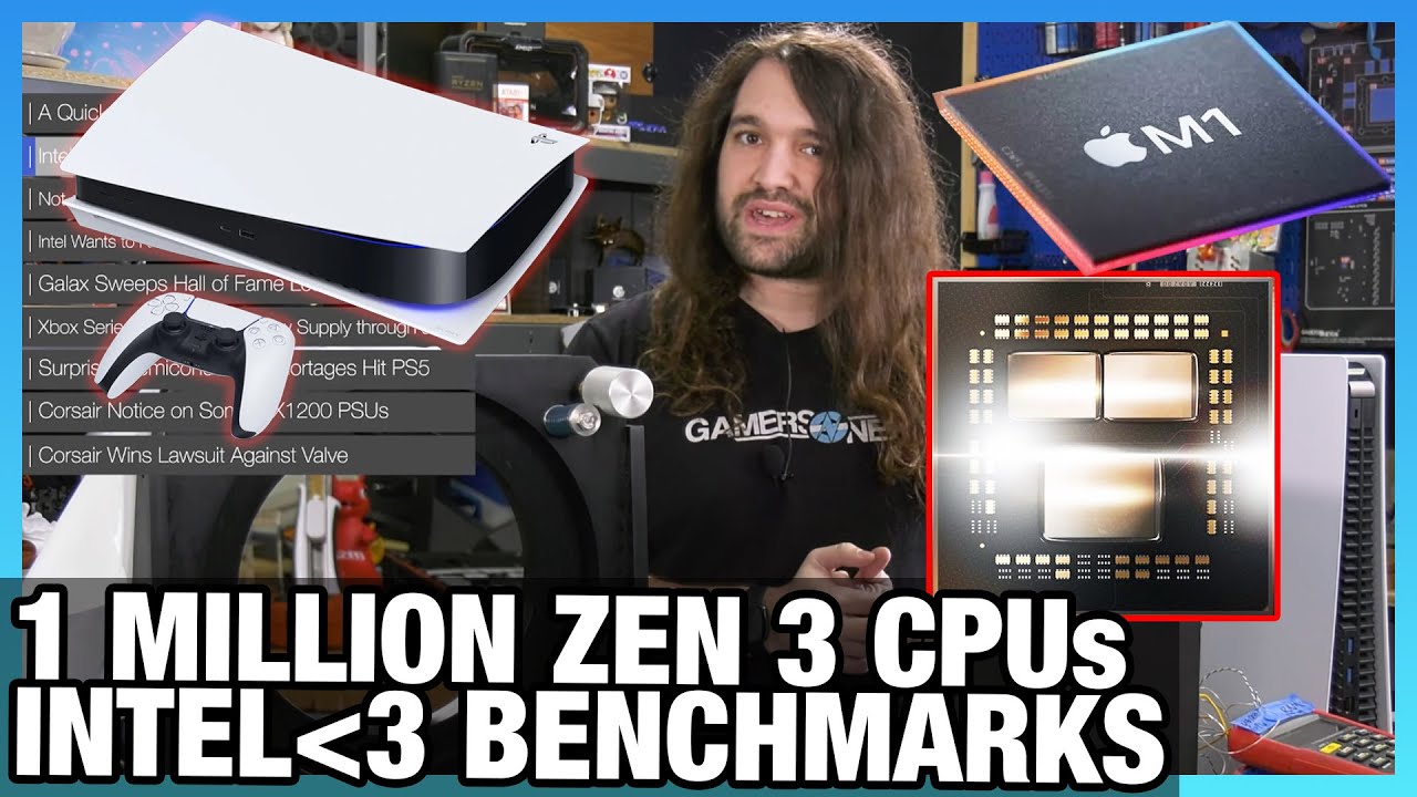 HW News - Intel Gains Market Share vs. AMD, Xbox Series X & PS5 Sales, Apple M1 vs. Intel
