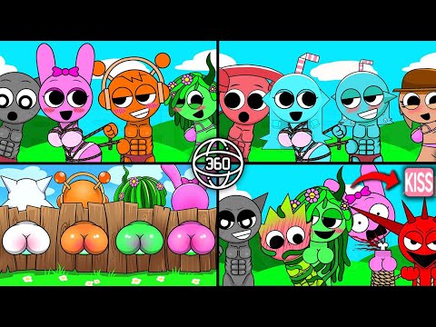 Incredibox Sprunki Sinner Edition LOVE SUS KISS Mod But BIGGEST COMPILATION! 360°