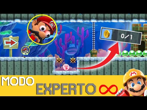 Así se ARRUINA TODO: PIXEL PERFECT en el AGUA 😔 | EXPERTO INFINITO (NO SKIP) - SMM2 - ZetaSSJ