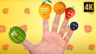 Fruit Finger Family + More Popular Nursery Rhymes for Kids