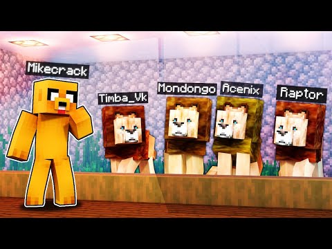 Nos CONVERTIMOS en ANIMALES 🦈😂 EL ESCONDITE EN UN ZOO en MINECRAFT