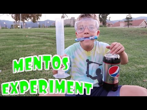 MENTOS & DIET COKE SCIENCE EXPERIMENT!