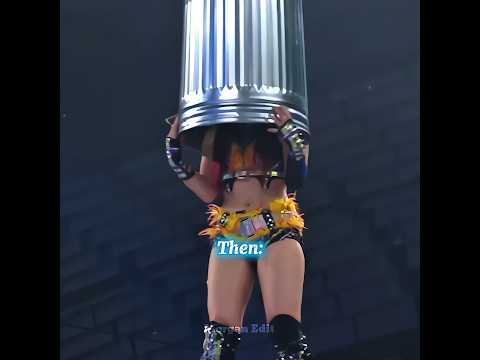 {IYO Sky} & Rhea Ripley & Now vs Then destroy #iyo #rhea #wwe #edits