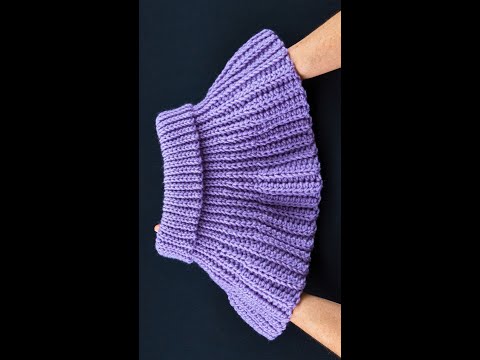 Fast and easy crochet snood/scarf! Tutorial for beginners! Miarti🧶