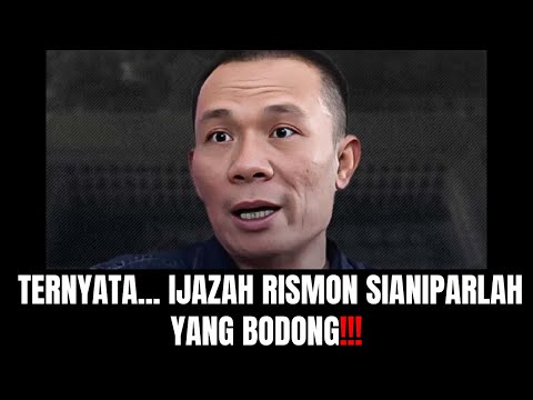 Ternyata... Ijazah Rismon Sianiparlah Yang Bodong!!!