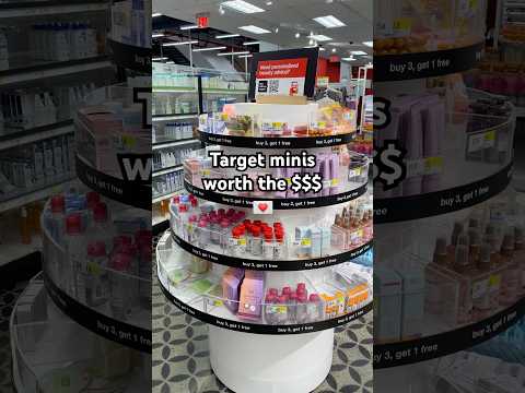 Target beauty minis worth the money #target #beauty #makeup #skincare #targethaul #shorts #shopping