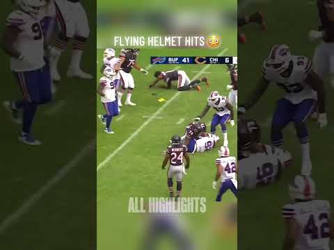 NFL FLYING HELMET HITS ๐ณ #nfl#football#nflshorts#nflmemes#shorts#sports#nflfootball#hit#nflhits#hits