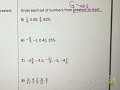 Comparing and Ordering Rational Numbers