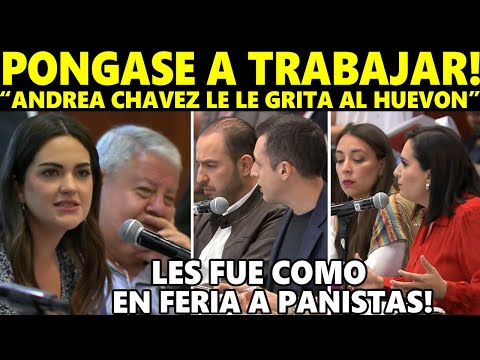 ANDREA CHAVEZ LOS PARA EN SECO! PONGASE A TRABAJAR LE GRITA AL "MEKO". LE DA ARRASTRAD4 A LOS PLURI