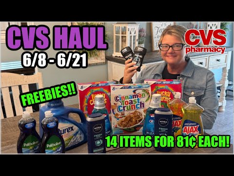 CVS HAUL (6/8 - 6/21) | FREEBIES & MORE!