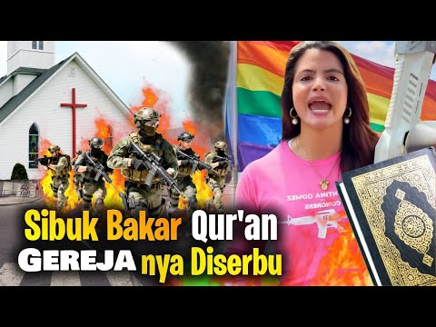 AJAIB ⁉️ Qur’an Dibakar Politisi Kristen, Gereja Amerika Justru Diserbu Penembak Jitu