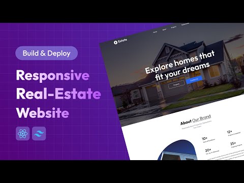 Build And Deploy Real Estate Website Using React and Tailwind CSS | React JS Project