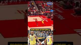 Bronny finishes ally oop from Lebron 😱