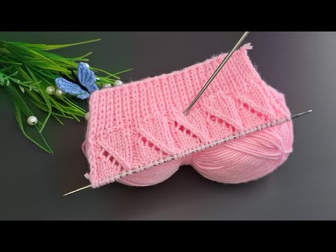 Kolay iki şiş örgü yelek, süveter,atkı,bere model🧶Eays knitting crochet patterns