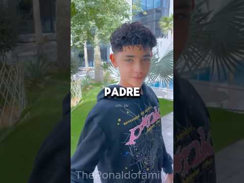 Por qué Cristiano Junior no le gusta la fama de su padre #cristianoronaldojunior #georginarodríguez