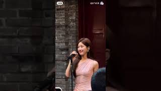 zhaolusi versace offline event in Chengdu + singing performance