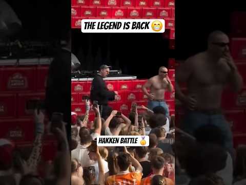 HAKKEN BATTLE 😁 #hakken #gabber #festival #shorts #hardstyle #frenchcore #uptempo #dance #funny