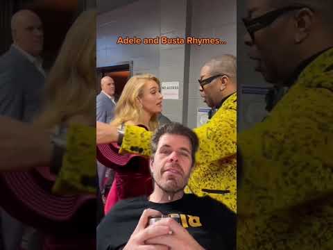 Celebrity Chitchat! Adele Runs Into Busta Rhymes And…