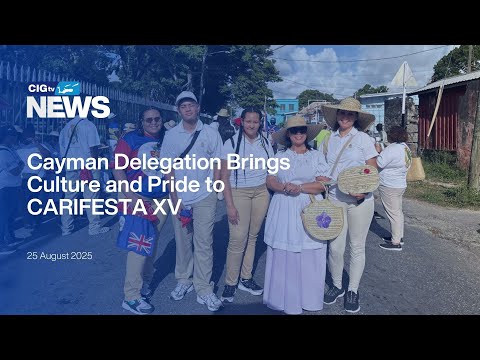 YouTube video thumbnail: Cayman Delegation Brings Culture and Pride to Carifesta XV