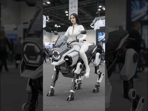 Shock at EICMA 2025: Futuristic Four-Legged #motorcycle Unveiled to Stunned Crowd in #italy #robot