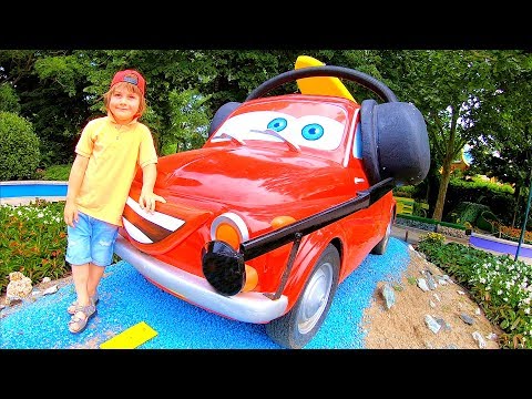 Family Fun Adventures in the Amusement Park with TimKo Kid and Papa