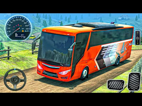 Real Bus Driving Simulator 3D - Offroad Coach Bus Uphill Drive 2024 - Android GamePlay