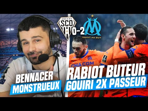 💙BENNACER MAESTRO! Rabiot buteur, 🔥Gouiri DOUBLE PASSEUR! (Angers-OM 0-2) ligue1| Succès en MAITRISE