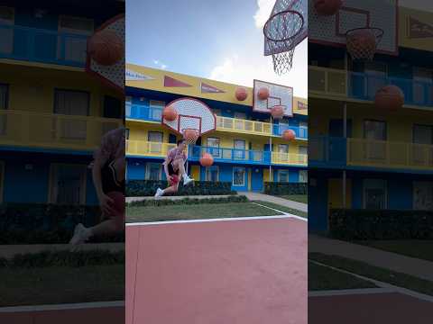 Hooping on 100ft Rim 🤯