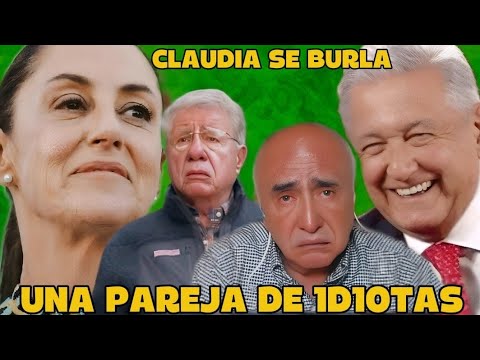 URGENTE! CAEN PEDRO Y ALAZRAKI "CLAUDIA SE BURLA DE SU DESGR4C1A" ¿ AMLO SALE HUYENDO?