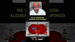 ALL IN CON AS REY Y NO TE IMAGINAS CON QUE PAGA EL RIVAL #poker #poquer