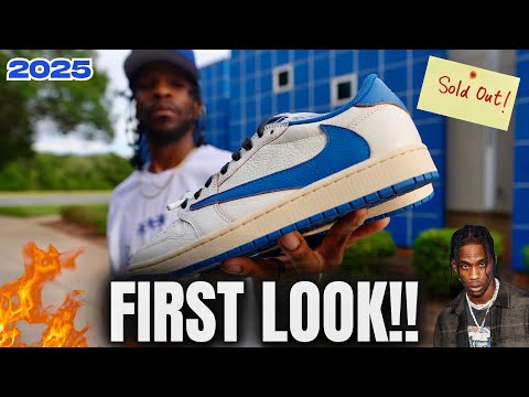 THE COLLAB WE'VE BEEN WAITING FOR!! FIRST LOOK 2025 FRAGMENT JORDAN 1 LOW TRAVIS SCOTT!!