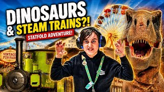 Steam Trains, Dinosaurs & Vintage Fun Fair CHAOS at Statfold!