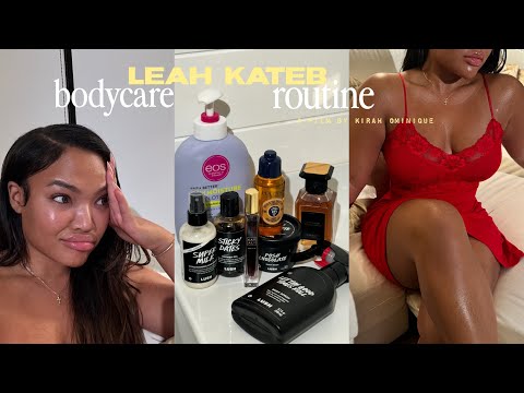 I tried Leah Katebs body care routine ..WTF IS THIS?!? | shower routine | vanilla scented body care