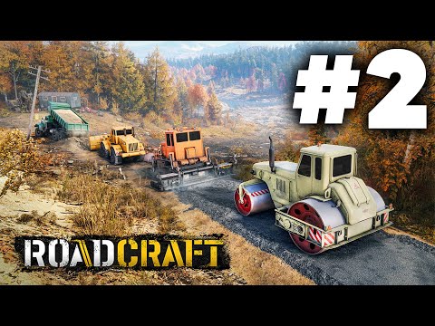 ROADCRAFT Early Gameplay Walkthrough Part 2 - ROAD BUILDING (Demo)