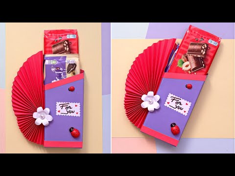 Birthday gift ideas with paper very easy | Handmade gift wrapping idea | Happy birthday card