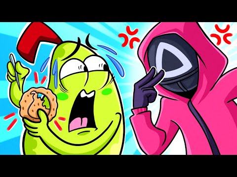 Squid Games: If Dad Runs a Prison! 🤯🍐 Funny Challenges by Pear Vlogs