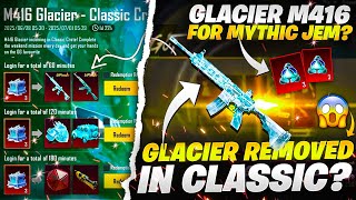 M416 Glacier Removed? |Glacier M416 In 3 Mythic Gem | PUBGM 