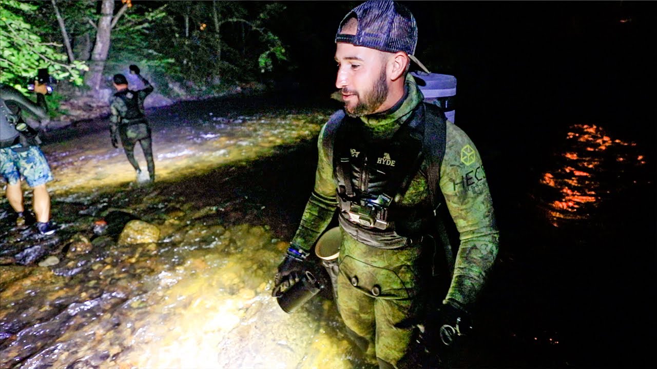 URBAN Treasure Hunting Popular PARTY River at Night! (ft. Dallmyd)