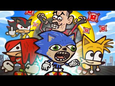 The Ultimate “Sonic The Hedgehog Movie 1 & 2” Recap Cartoon