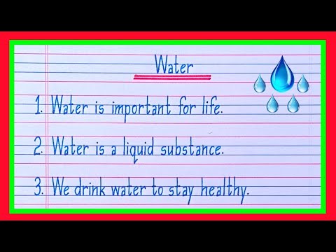 10 Lines On Water in English | Essay On Water | Paragraph On Water | Water Essay in English